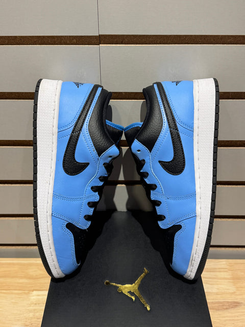 Jordan 1 Low University Blue Black (GS) Sz 7Y