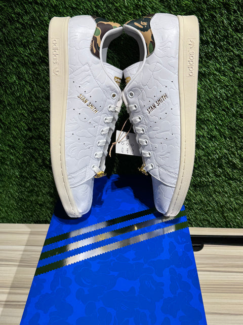 adidas Stan Smith Bape 30th Anniversary White Sz 12