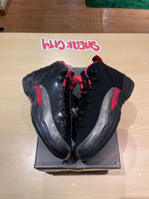 Jordan 12 Retro Black/Siren Red (GS) Sz 4.5Y/6W