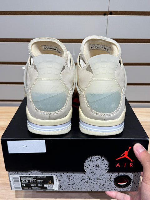 Jordan 4 Retro Off-White Sail (Women's) Sz 11M