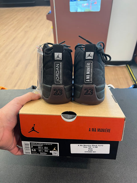 Jordan 12 Retro SP A Ma Maniére Black (W)