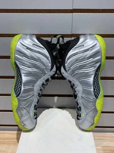 Nike Air Foamposite One Silver Volt Camo Sz 11