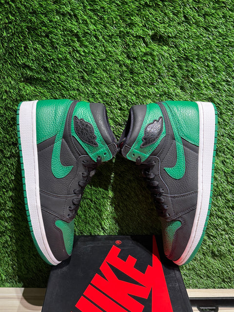 Jordan 1 Retro High Pine Green Black Sz 9M