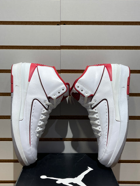 Jordan 2 Retro White Red (2014) Sz 11