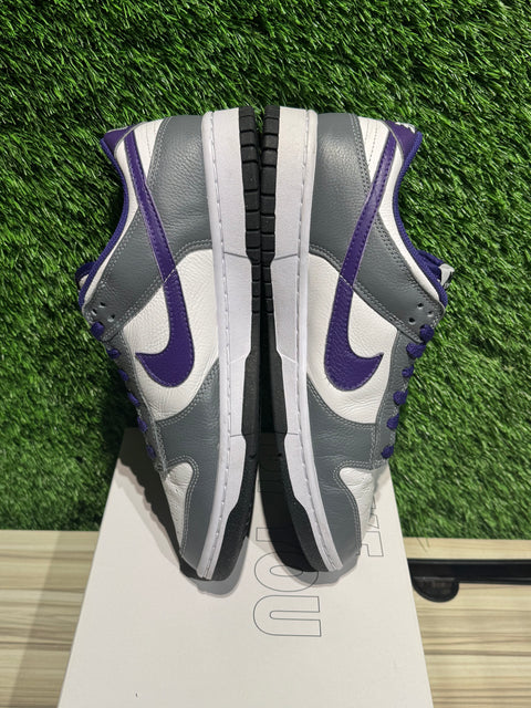 NikeiD Grey Purple Nike Dunk Low Sz 10.5