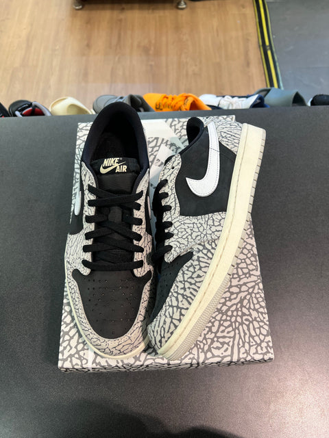 Black Cement Air Jordan 1 Low