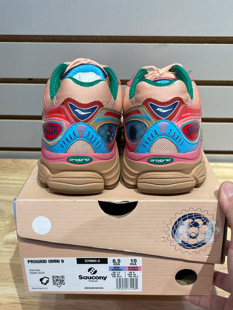 Saucony ProGrid Omni 9 Jae Tips To Do List Tan Sz 8.5