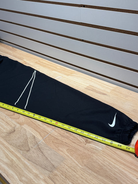 Kid's Nike Big Swoosh Oversized Black Sweatpants Sz L
