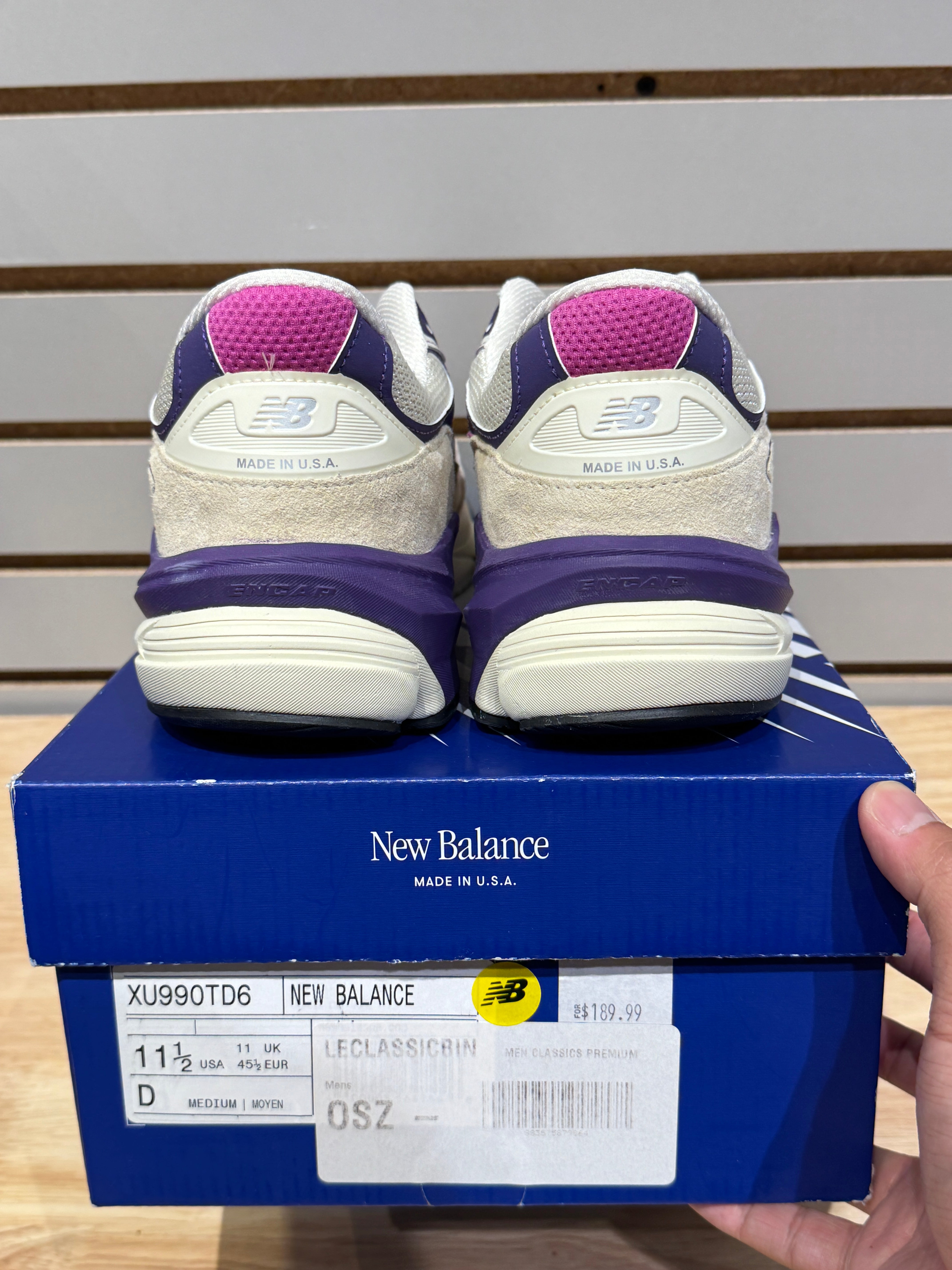 New Balance 990v6 MiUSA Magenta Pop Sz 11.5 – Sneak City