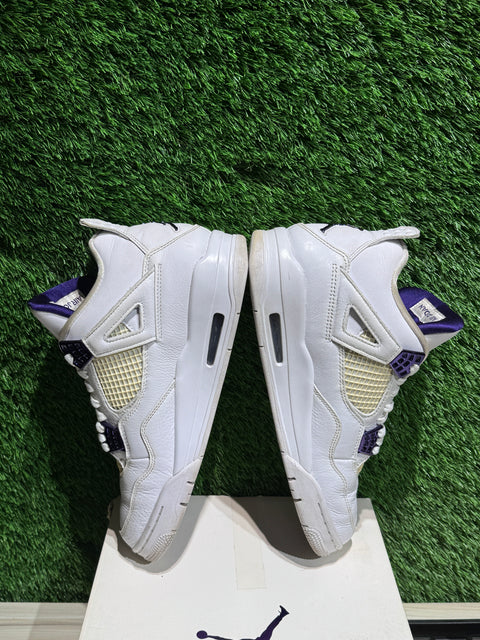 Jordan 4 Retro Metallic Purple Sz 9.5