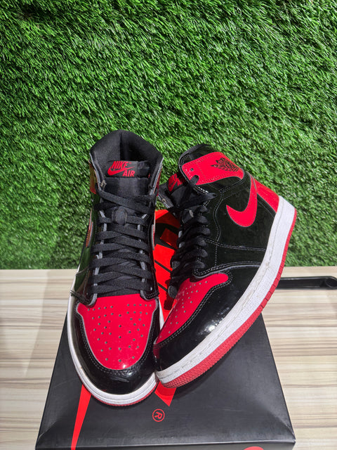 Jordan 1 Retro High OG Patent Bred Sz 9.5