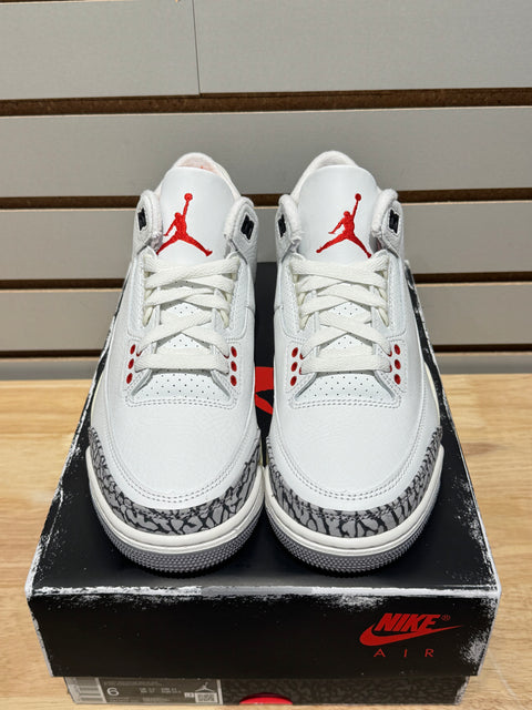 Jordan 3 Retro White Cement Reimagined Sz 6M