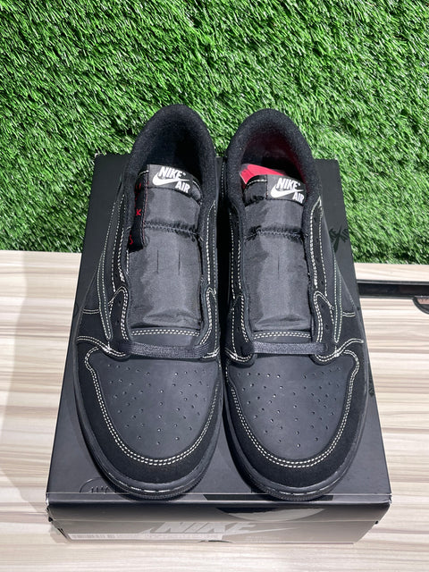 Jordan 1 Retro Low OG SP Travis Scott Black Phantom Sz 12M