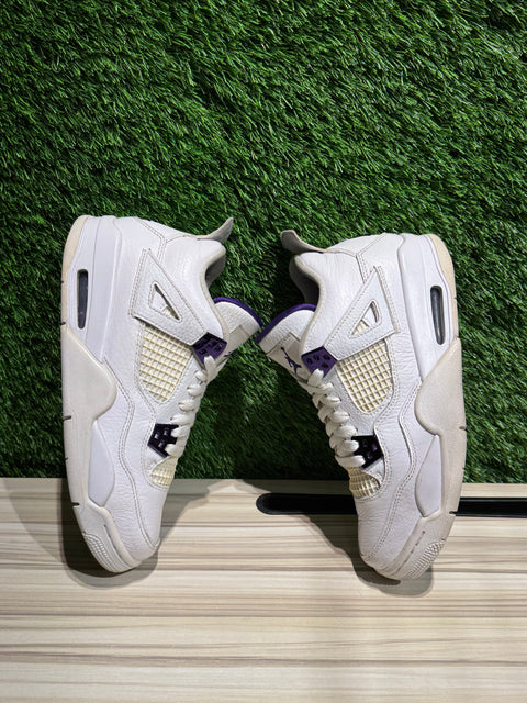 Jordan 4 Retro Metallic Purple (GS) Sz 7Y