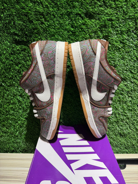 Nike SB Dunk Low Pro Paisley Brown Sz 11.5M