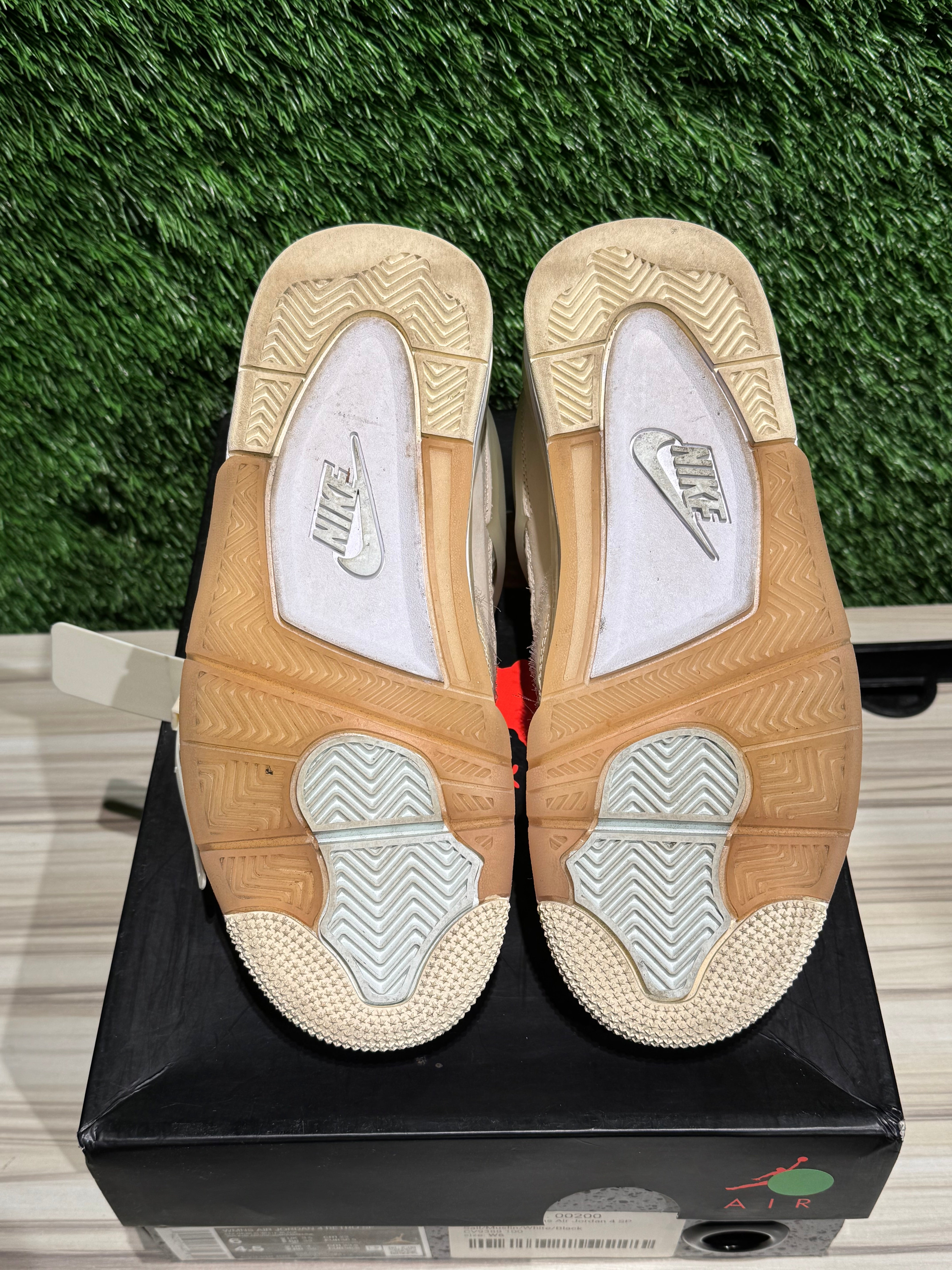 Jordan 4 Retro Off-White Sail (Women's) Sz 4.5M/6W – Sneak City