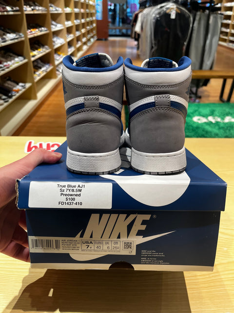 Jordan 1 Low True Blue (GS)