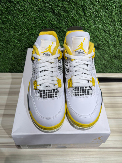 Jordan 4 Retro Vivid Sulfur (Women's) Sz 7W/5.5M