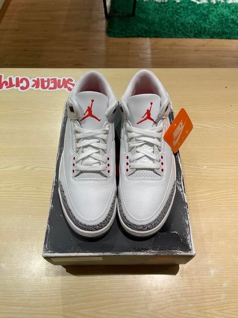 Jordan 3 Retro White Cement Reimagined Sz 11