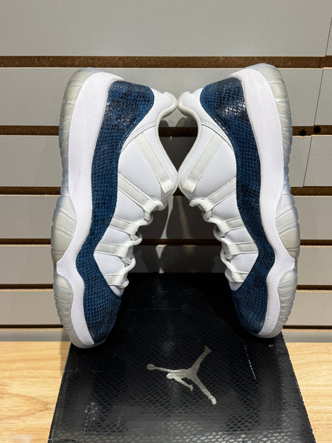 Jordan 11 Retro Low Snake Navy (2019) Sz 9