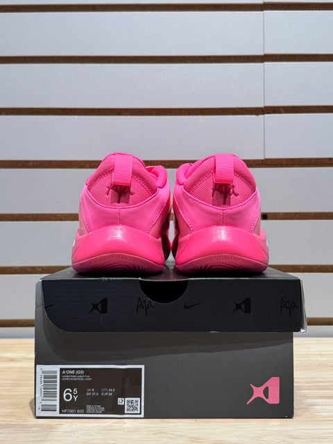 Nike A'ja Wilson A'One Pink A'ura (GS) Sz 6.5Y/8W