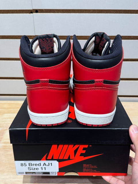 Jordan 1 Retro High '85 OG Bred (2025) Sz 11
