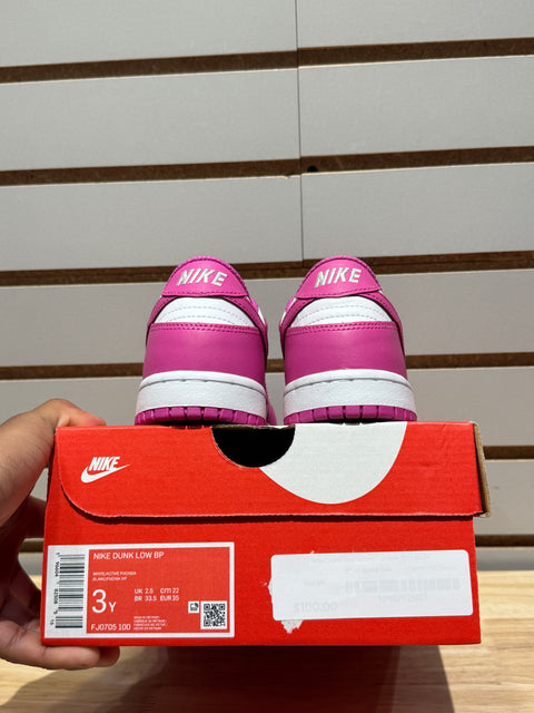 Nike Dunk Low Active Fuchsia (PS) Sz 3Y