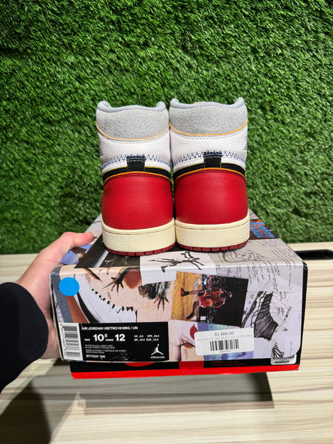 Jordan 1 Retro High Union Los Angeles Black Toe Sz 10.5M