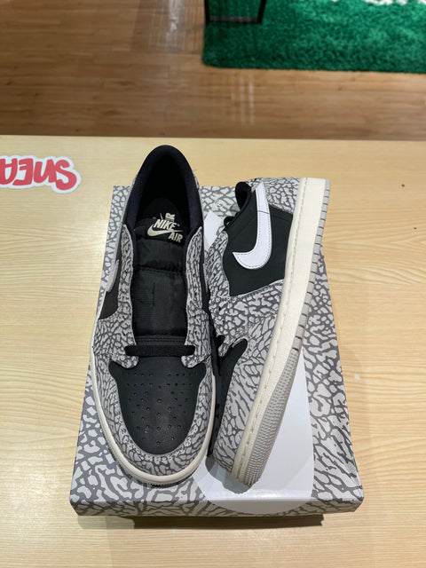 Black Cement Air Jordan 1 Low