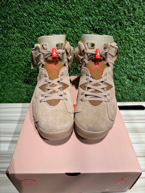 Jordan 6 Retro Travis Scott British Khaki Sz 11M