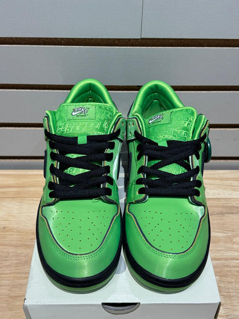 Nike SB Dunk Low The Powerpuff Girls Buttercup Sz 9