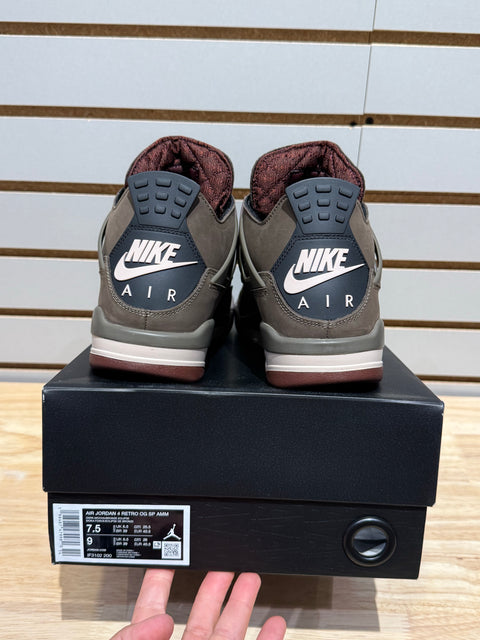 Jordan 4 Retro SP A Ma Maniére Dark Mocha Sz 7.5M/9W