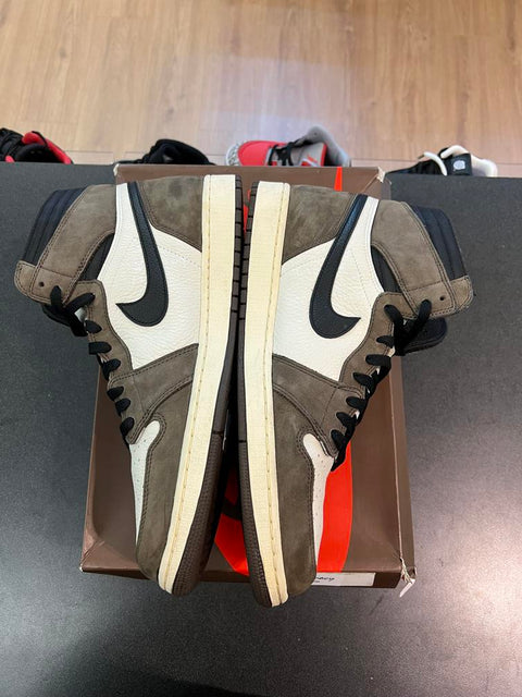 Jordan 1 Retro High OG SP Travis Scott Mocha Sz 14