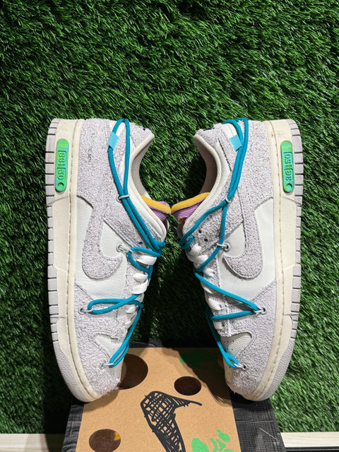 Nike Dunk Low Off-White Lot 36 Sz 9M