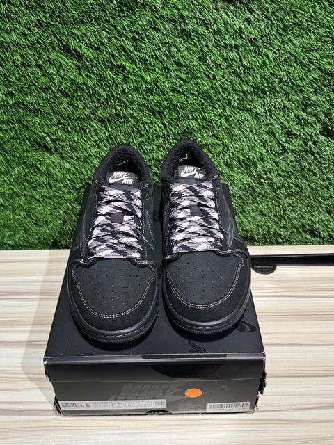 Jordan 1 Retro Low OG SP Travis Scott Black Phantom Sz 9M