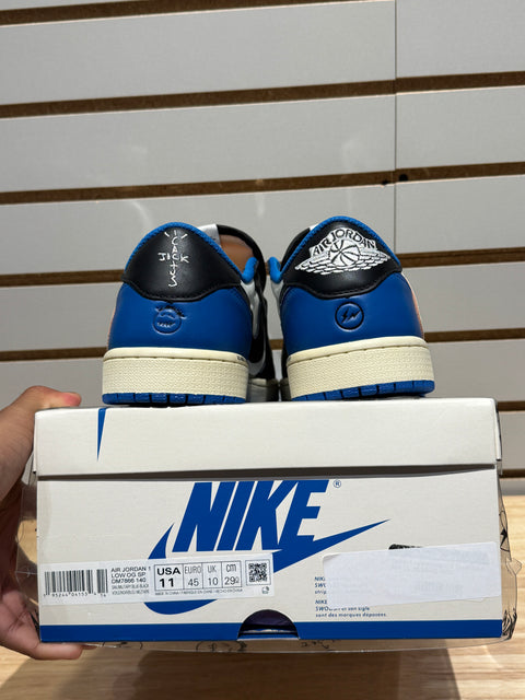 Jordan 1 Retro Low OG SP Fragment x Travis Scott Sz 11M