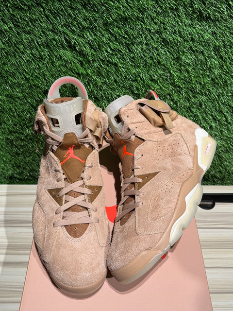 Jordan 6 Retro Travis Scott British Khaki Sz 13M