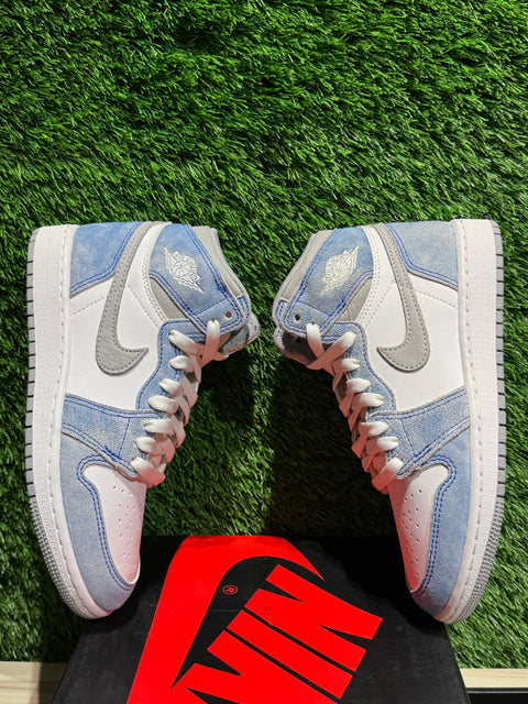 Jordan 1 Retro High Hyper Royal Smoke Grey (GS) Sz 4.5Y
