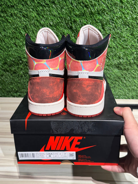 Jordan 1 Retro High OG Spider-Man Across the Spider-Verse Sz 8M