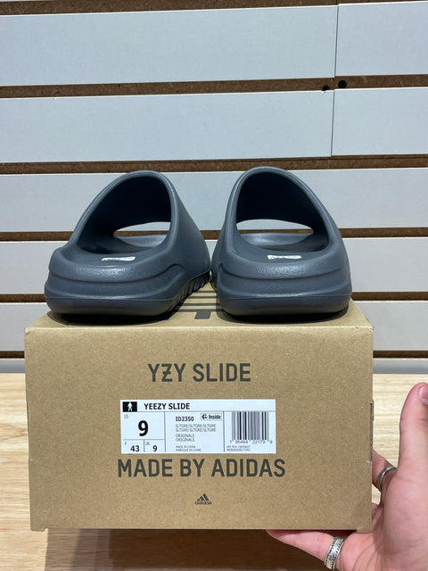 adidas Yeezy Slide Slate Grey Sz 9