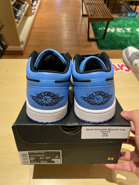 Jordan 1 Low University Blue Black