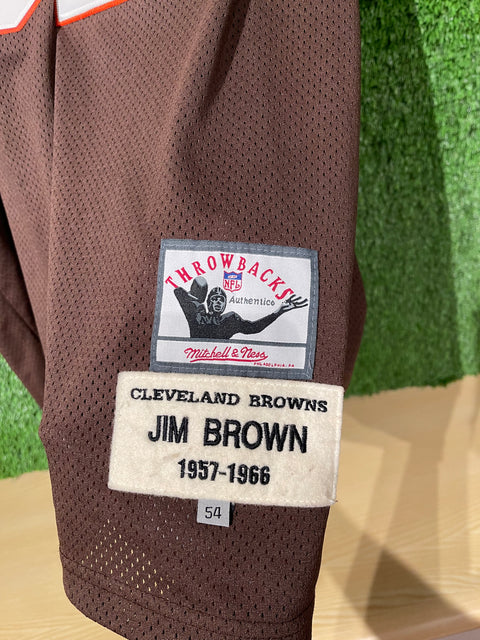 Cleveland Browns Jim Brown Mitchell And Ness Jersey Sz 54 (3XL)