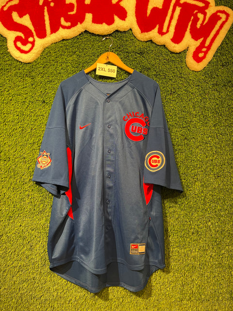 Prior Chicago Cubs Nike Baseball Jersey Sz 2XL