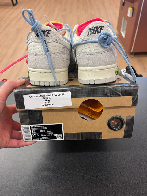 Nike Dunk Low Off-White Lot 38