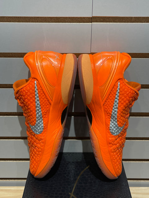 Nike Kobe 6 Protro Total Orange Sz 10.5