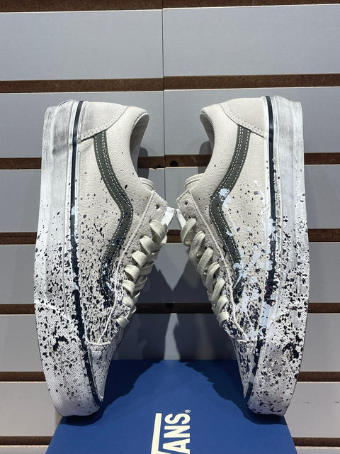 Vans Premium Old Skool 36 Paint Splatter Turtledove Sz 8.5