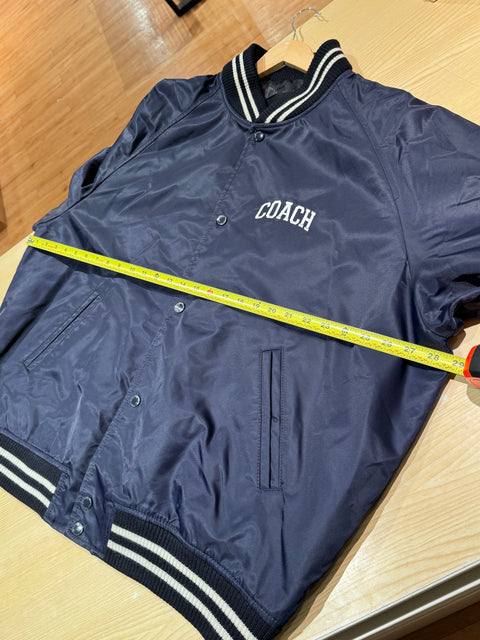 Authentic Coach Navy Bomber Jacket Sz XXL