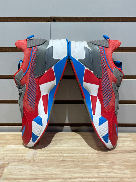 Puma RS-X Retro Red Grey Indigo Sz 9