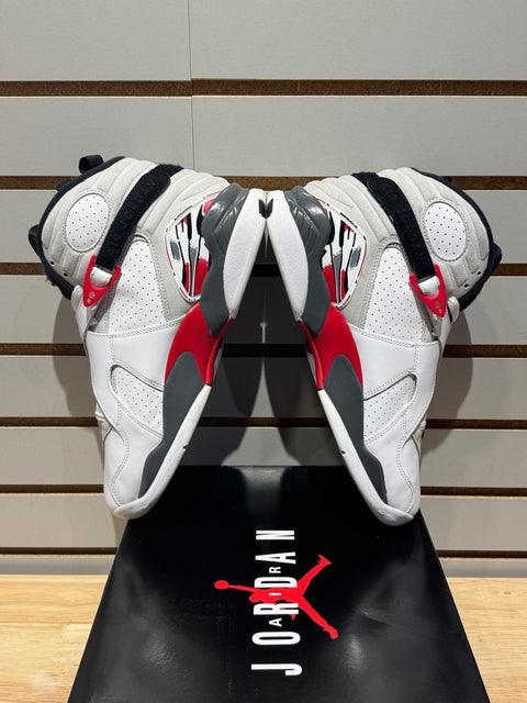 Jordan 8 Retro White True Red (2025) Sz 10