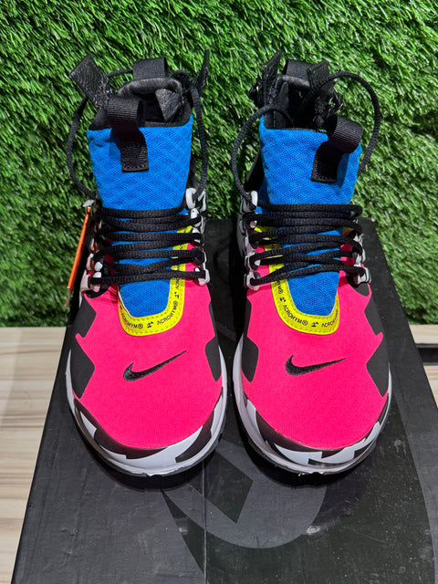 Nike Air Presto Mid Acronym Racer Pink Sz 5M